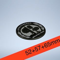 pakk.jpg 3-pack Mercedes-AMG Affalterbach hood logo emblem badge