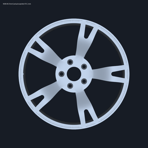 NSN-06 370Z early Sport short-fork five-Y decorative wheel