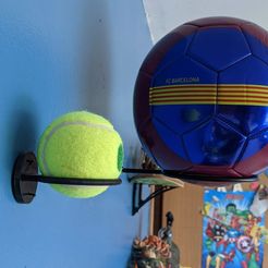 Tennis-ball-mount.jpg Tennisball wallmount / Baseball wallmount