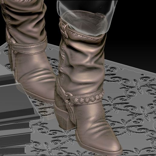 🎨 10 3d pairs of stylish boots・ STL File for 3D printing・Cults