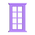 window-dollhouse-medium.STL Window for a dollhouse (3 sizes)
