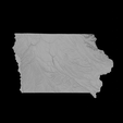 4.png Topographic Map of Iowa – 3D Terrain