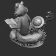 12.jpg Calvin and Hobbes in nature for 3d print stl