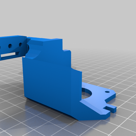 Direct Drive Mount for Creality Ender 5 Pro with BL Touch 3D model