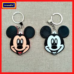 1.jpg Fichier STL Porte-clés Mickey Mouse 1/4・Design pour imprimante 3D à télécharger