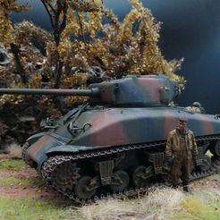 IMG_20220531_190550.jpg STL file T54E1_A version TRACK American M4 Sherman 1:48.・Template to download and 3D print