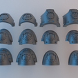 Shoulder_Pads_World_Eaters.png (Chaos) Epaulières Space Marine - Mangeurs du monde