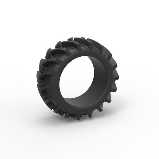 Diecast offroad tire 17 Scale 1 to 25 3D model