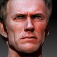 0018_Layer 11.jpg Clint Eastwood textured 3d print bust