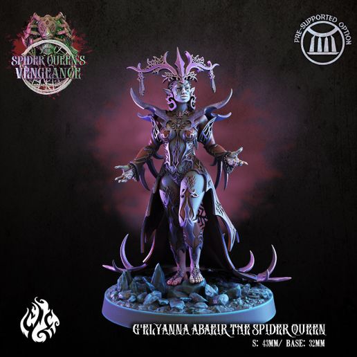 G'elyanna-Abaeir-the-Spider-Queen.jpg March '23 Release: "Spider Queen's Vengeance"