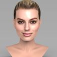 untitled.1163.jpg Margot Robbie bust ready for full color 3D printing