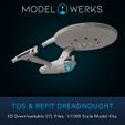 Dreadnought-11.jpg 1/1000 TOS and Refit Dreadnought