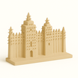 Gran-Mezquita-de-Djenne.png 杰内大清真寺 - 马里 Adobe 建筑的 3D 模型