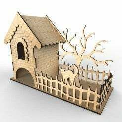 tea_house_tree_yolka_ACD_1.jpg Fichier DXF gratuit arbre à thé・Modèle à télécharger et à imprimer en 3D