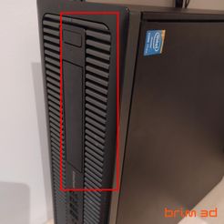 HP_00.jpg STL file HP Elitedesk 800 / 600 desktop PC brim3d・3D printing model to download