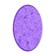 70 x 105mm Oval Final.stl Large Bases City Ruins Base Set (Supported)