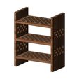 bookshelf-004.JPG Miniature shelf bedroom furniture for model making prop 3D print model