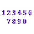 NUMBERS.stl NUMBERS
