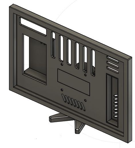side.jpg 3D Printed Laptop LCD monitor Case