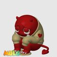 a5.jpg Sad Devil Demon Multi-Color 3MF | Cute Art | Bambu Ready