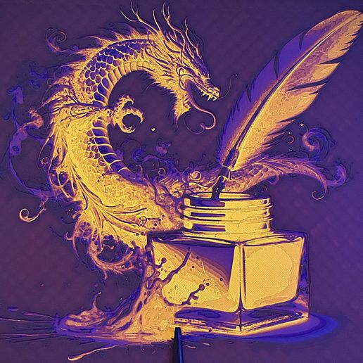 Ink Dragon Lightforge 3D model