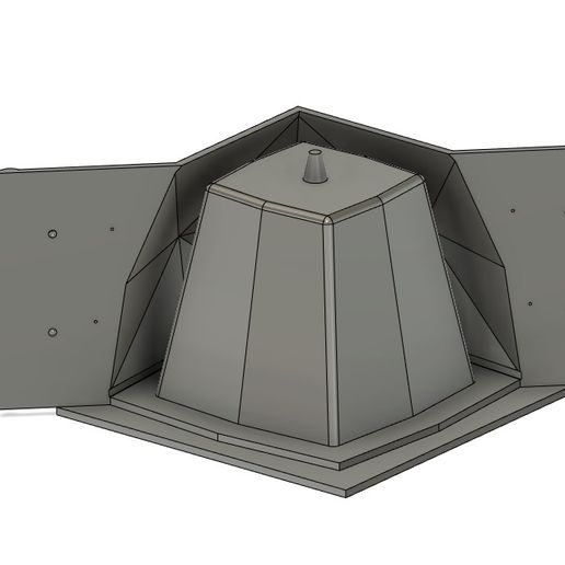 Geometric pot mold 3D model