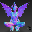 SNAG-0050.png Dark Seraph - Gothic Cyber Fairy STL