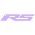 rs.stl RS Camaro Logo Keychain