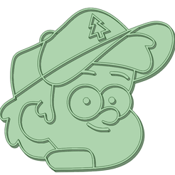 Dripper_e.png STL file Gravity fall Dripper 90mm cookie cutter・3D printer model to download