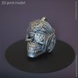 PSP_k2.jpg Pirate skull pendant vol 1 3D print model