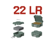 COL_26_22lr_25a.png AMMO BOX 22 LR AMMUNITION STORAGE 22 LR Long Rifle CRATE ORGANIZER