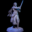 1_005,1.png Mittelalterlicher Ritter - Schwert - FREE, DND-Charakter, NPC-Soldat, Fantasy-Miniatur, Wargame-Miniatur, 28mm und 32mm Maßstab