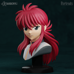 Kurama01.png Kurama Yu Yu Hakusho Bust Figure Shuichi Minamino Ghost Files
