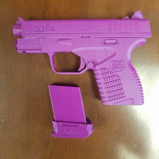STL file XDSR Rubber Band Gun・3D printing design to download・Cults
