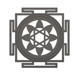 HY.png Fichier STL Hanuman Yantra・Modèle à imprimer en 3D à télécharger