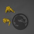 4.jpg Fichier 3D gratuit Impression 3D de Scorpion Mortal Kombat・Plan pour impression 3D à télécharger