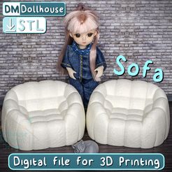Vinetka_NEW_Sofa.jpg Dollhouse soft Sofa - 1:12 scale miniature modern furniture for dolls