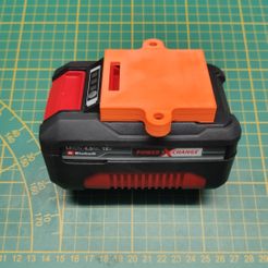 eevee am EINHELL POWER-X-CHANGE BATTERY HOLDER with mounting holes