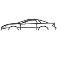 Chevrolet-Camaro-SS-2002.png Camaro Multipack Silhouette Wall Art