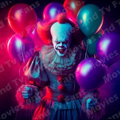 watermarc-pennywise-globos.jpg Pennywise with Balloons Litho Lamp + HD Image