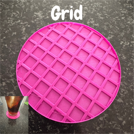 Grid.png Infill coasters