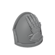 Iron-Hands-Sculpted-2.png Shoulder Pad for Phobos Armour (Iron Hands Sculpted Symbol)
