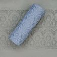 20240428_111228.jpg Art Nouveau Clay Texture Roller