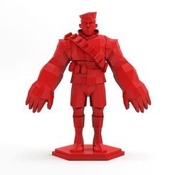 Soldier-01_preview_featured.jpg Download free STL file Heavy Weapon Guy Team Fortress • 3D printer model, X3RPM