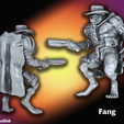 Fang.png Space Opera - The Crew of the Armag (Monopose Heroic Scale + modular robots)