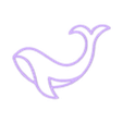 Whale I v1.stl Whale I Decoration - 2D Art