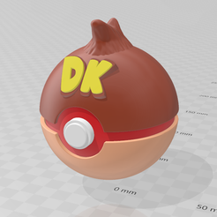 DK-IG2.png Download STL file Donkey Kong Pokeball • 3D printer model, MarkVLG