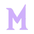 M.stl Letters and Numbers ZELDA Letters and Numbers | Logo