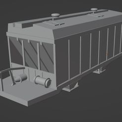 CJ1.jpg STL file CJ Cement hopper・3D printer model to download