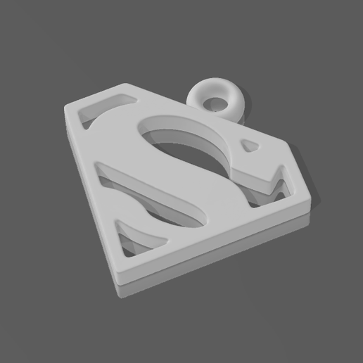Superman Symbol 3D model